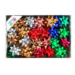 Matt Stars mm 19 st.70, ideaal voor cadeauverpakkingen