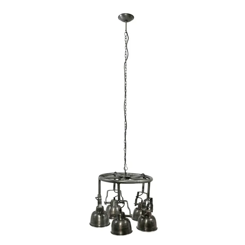 Lampadario Roxy Ferro 5 luci direzionabili