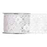 Crochet ribbon flowers 75 x 5 mt
