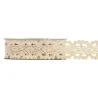 Crochet ribbon 30 x 8 mt natural