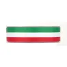 Italian flag tricolor ribbon in two sizes