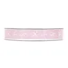 Nastro Cristina Rosa e Salvia mm 15 x 15 mt
