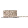 Golden Rhinestone Ribbon 3 lines mm 10 x 1.5 mt