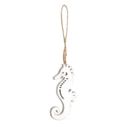 Seahorse Tag 4 x 8 pcs.10 white