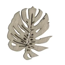 Decoro Foglia cm 4 pz.24 naturale