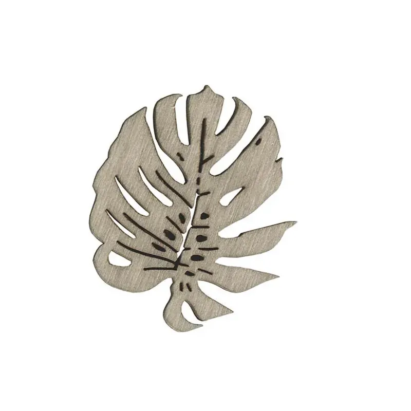 Blattdekoration cm 4 Stk.24 natur