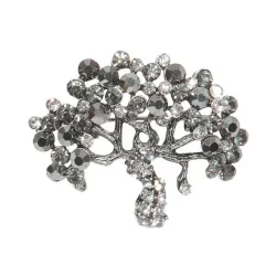 Zwarte Swarovski boom cm 4 stuks.3