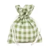 10 Checkered Sachets cm 9 x 12