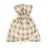 10 Bustine a Quadretti cm 9 x 12 Beige