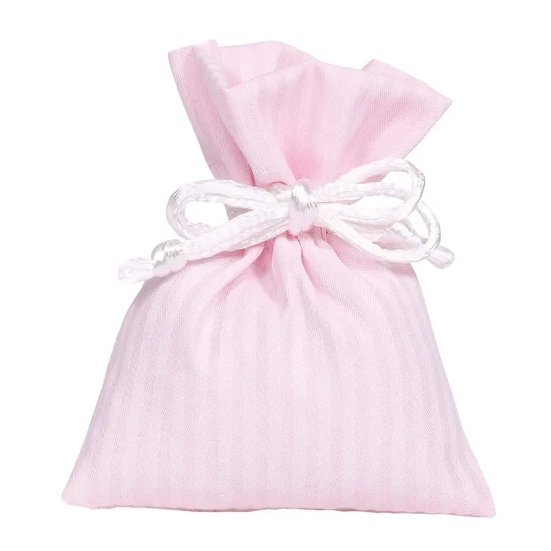 10 Sacchettini Stripes cm 8 x 10 Rosa
