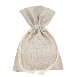 10 Cotton Sachets cm 10 x 14 Natural