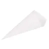 10 Simple Cotton Cones cm 6 x 18 White