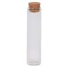 Transparent Vial with Cork Stopper cm 10 x 2,5