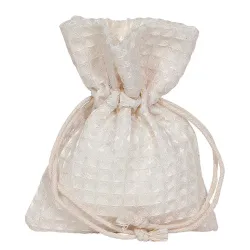 Sandy Diamant τσάντα cm 9 x 12 τεμ.10 κρέμα