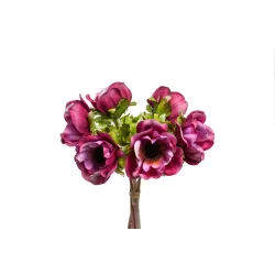 Zawilec 6 kwiatów 27 cm fioletowy