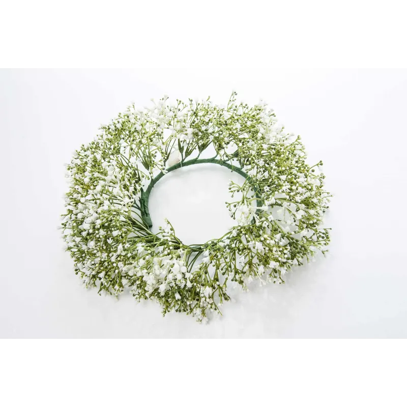 Couronne de luxe en gypsophile cm 30