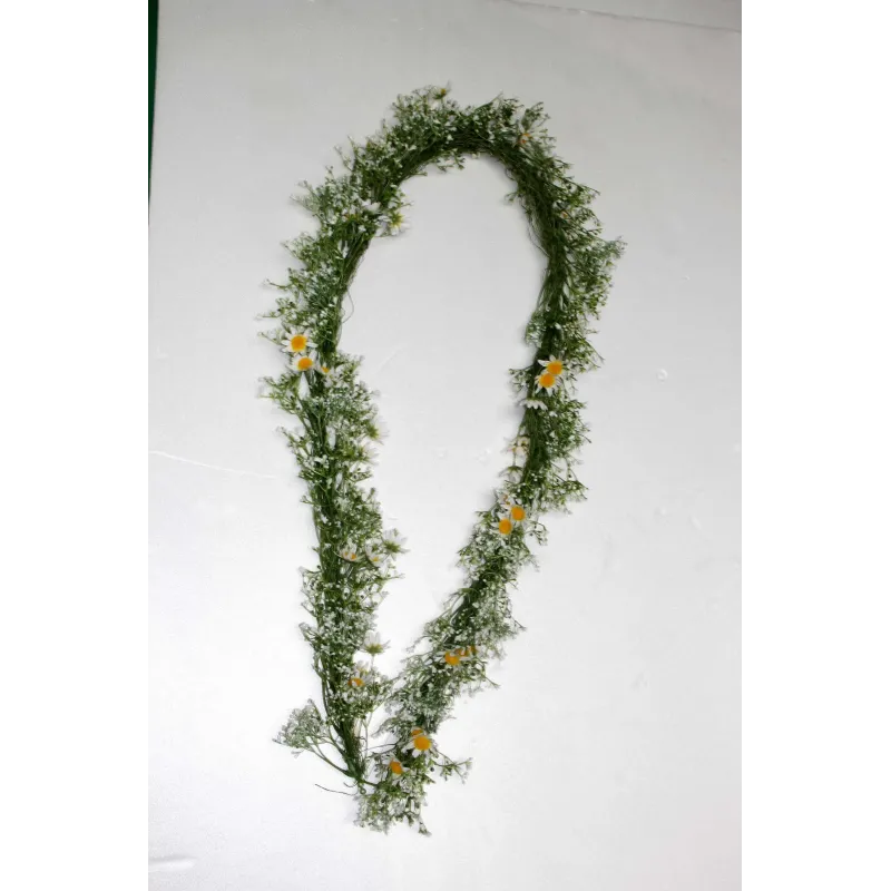 Gypsophila Festoon με μαργαρίτες cm 180