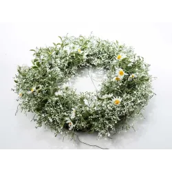 Gipskruid Chaplet met Madeliefjes 40 cm