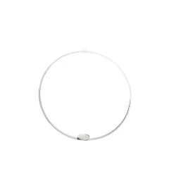 Castiçal circular de metal