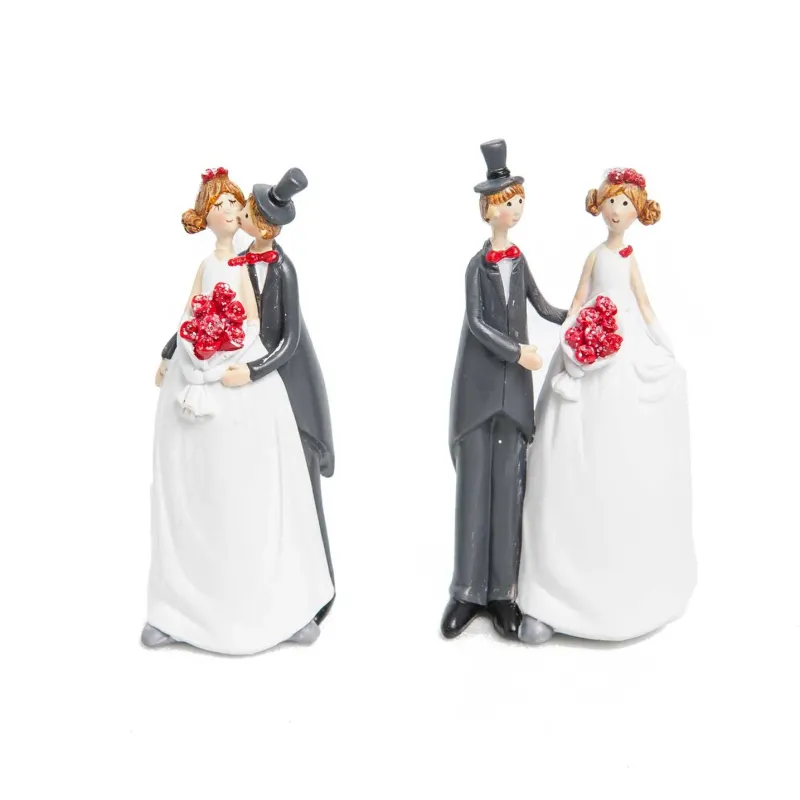 Newlyweds Couple in resin cm 10