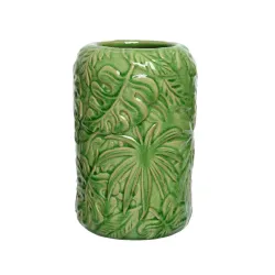 Jarrón de Porcelana Verde D 15 x 28,5 H