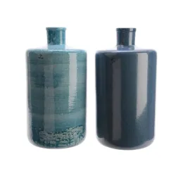 Vase émaillé couleurs assorties cm 19 x 36