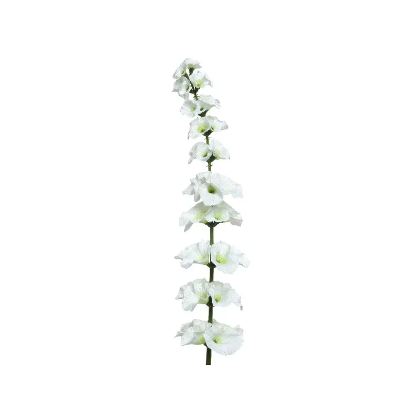 Bell flower with stem 8 x 89 cm white