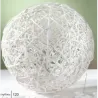 Wicker ball Snow white