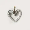 Wooden Hanging Heart D37