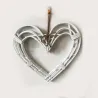 Wooden Hanging Heart