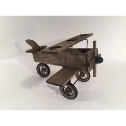 Avión de madera cm 54 x 40 x 31