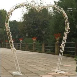 Arco Nupcial em metal branco cm 210 x 250