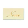 Confetti labels with Wedding writing Gold print blister pcs.100