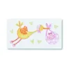Etichette con Cicogna Bimba blister pz.100