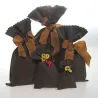 Colorful non-woven non-woven gift bag pack of 25 pieces