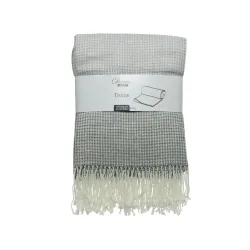 Manta waffle cinza 170 x 130 cm