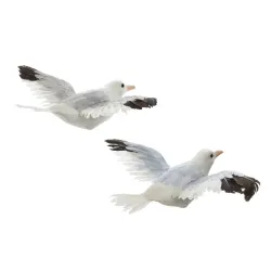 Mouette avec plume couleurs assorties