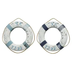 Flytväst med bomullsrep i olika färger