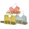 Stoffen tas met mat cm 15 x 52 x 29 diverse kleuren