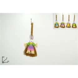 Conejo con escoba colores variados