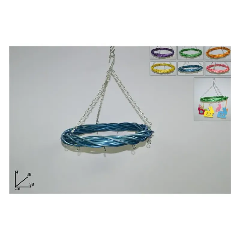 Crown hanger cm 38 assorted colors
