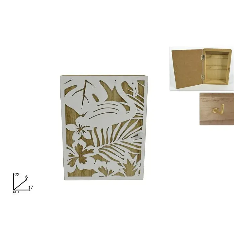 Caja de llaves tropical 17x22