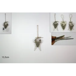 Decoração de Rena com Prendedor de Roupa 13,5Cm