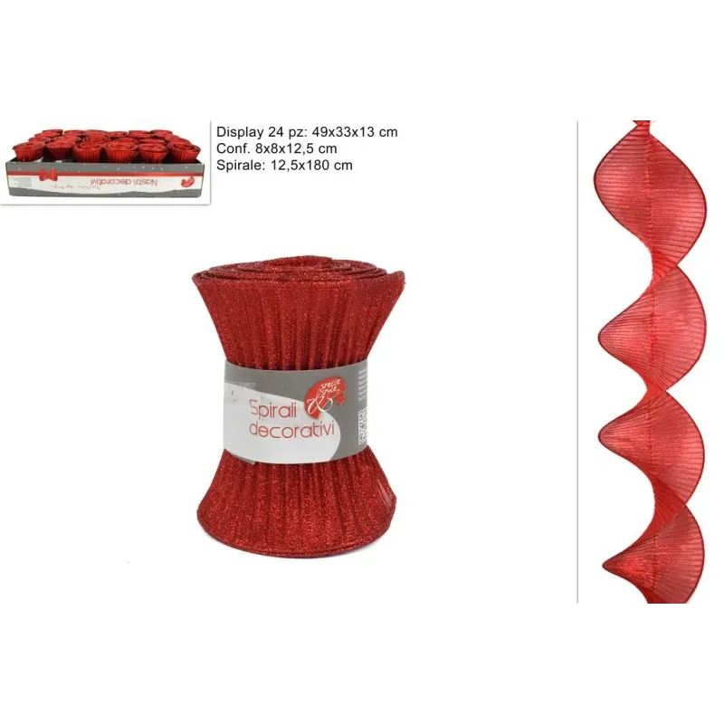 Spiral Fabric Decoration 12.5x180Cm