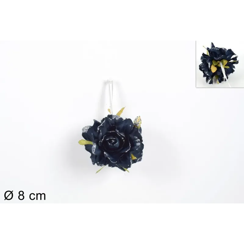 Colgante Bola Rosa Azul cm 8