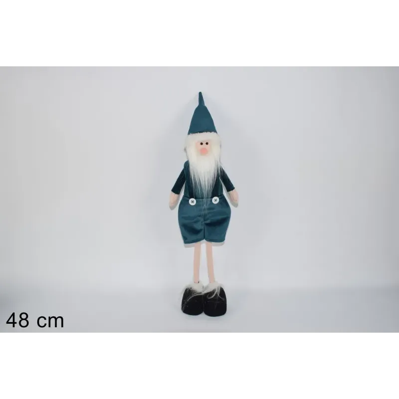 Figura de elfo de Papá Noel cm 48 H