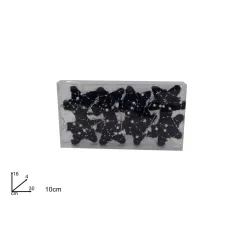 Karácsonyi csillagbálok 10 cm 8 részes