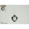 Appendino Babbo Natale Blu/Bianco cm 12 H