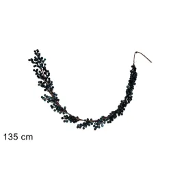 Garland Decoration with Blue Berries cm 135 L