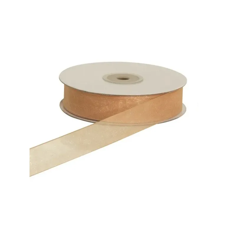 Cinta de tejido de organza ribeteada